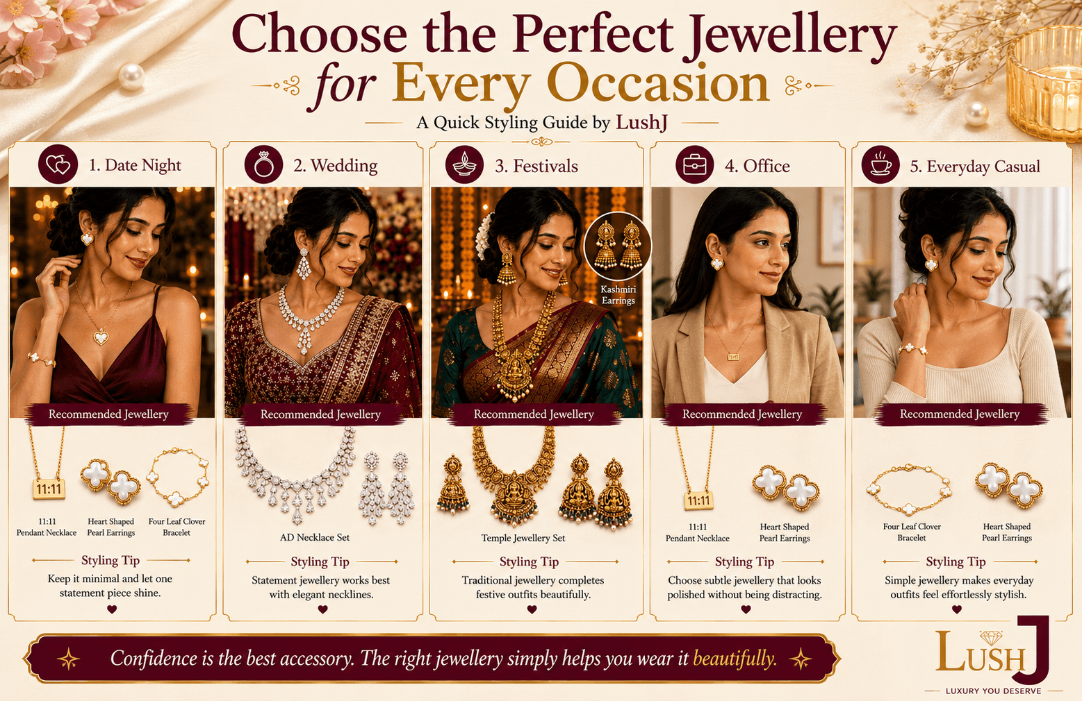 Blog 11 - Choose the Perfect Jewellery for Every Occasion as per ocassion