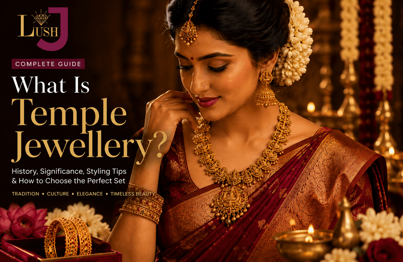 What Is Temple Jewellery Complete South Indian Jewellery hero image blog