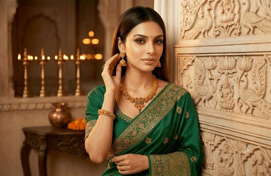 What Is Temple Jewellery Complete South Indian Jewellery lifestyle image.