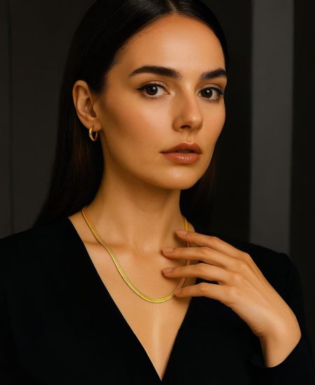 anti tarnish jewellery - snake chain how to layer necklaces and bracelets